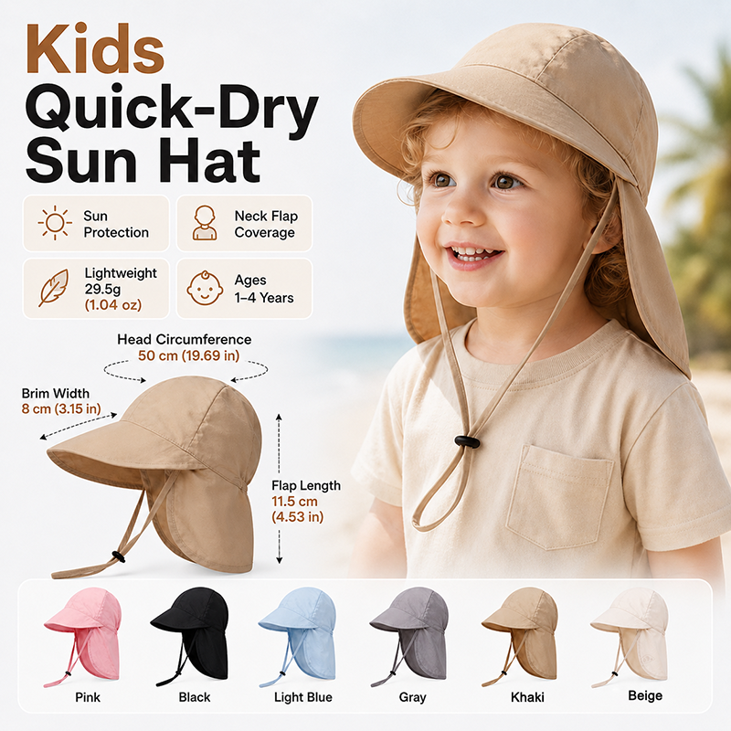 Baby Products For Summer - Quick Dry Baby Hats Summer Thin