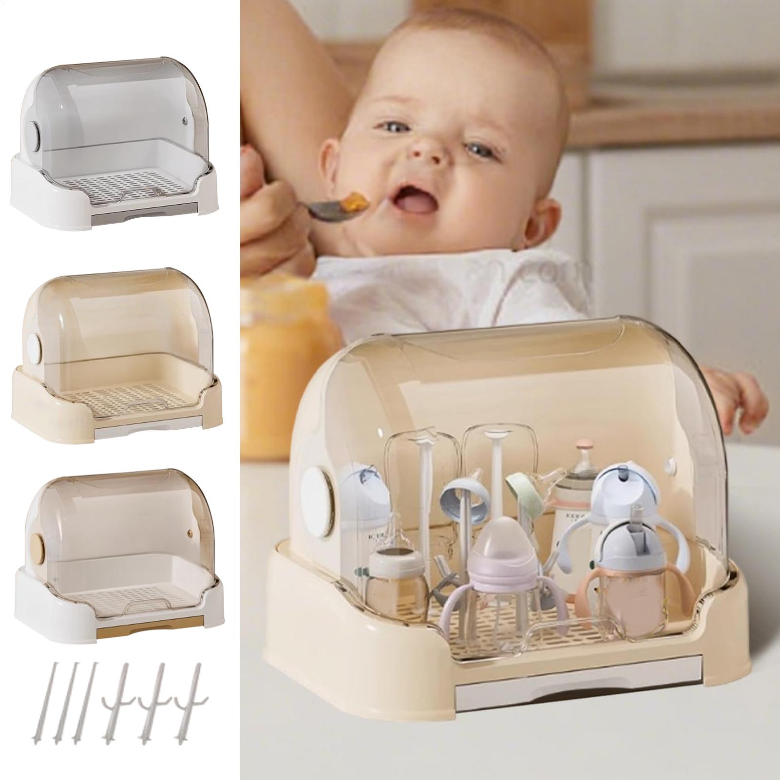 Baby Products Sale - Babies Bottle Drying Rack Dustproof Bottle