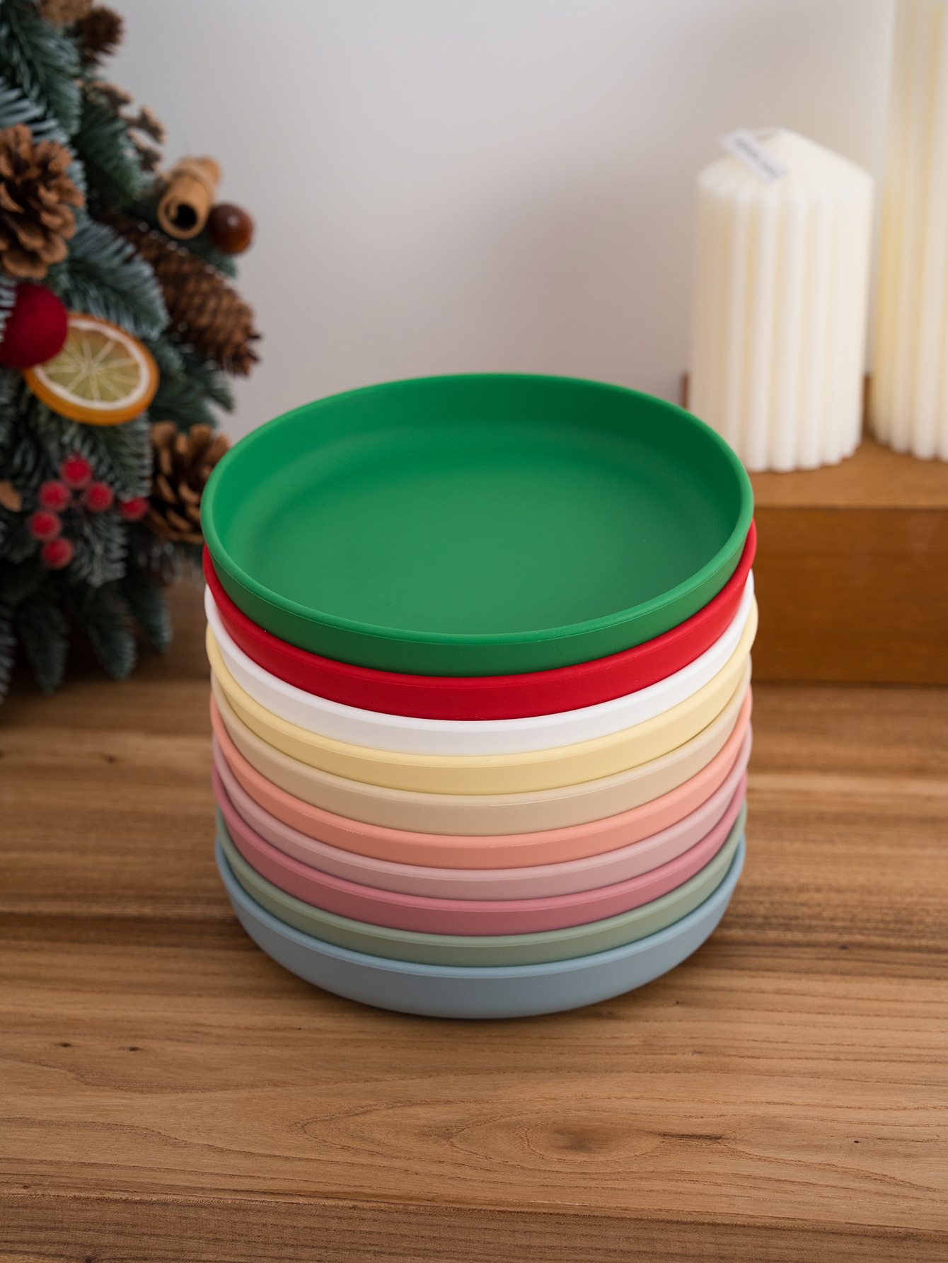 Baby Products Essentials - Color Kids 1PC Silicone Plate Suction