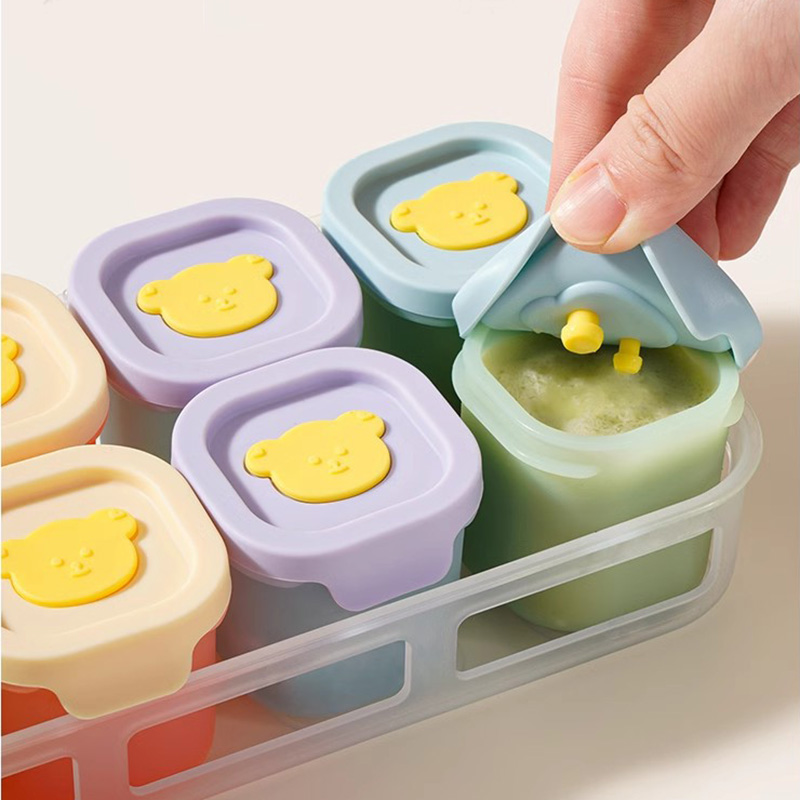 Baby Food Storage Jar - Baby's small complementary food box, steamed