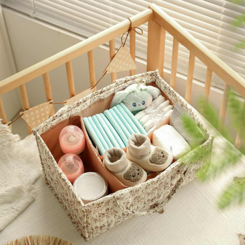 Floral Nursery Storage Basket  – обзор и цена Baby Products Essentials