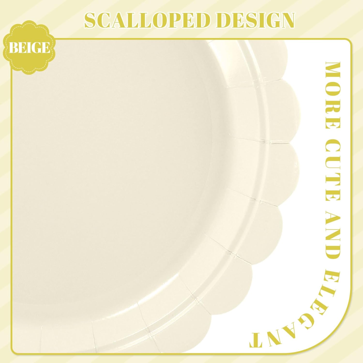 Ivory Paper Plates 9 Inch Disp – обзор и цена Baby Products Cream