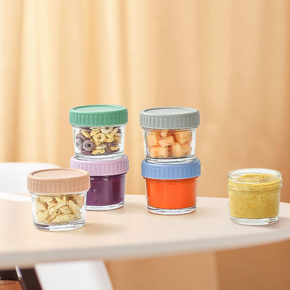 6pcs Mason Jar Glass Baby Food – обзор и цена Baby Food Storage Jar