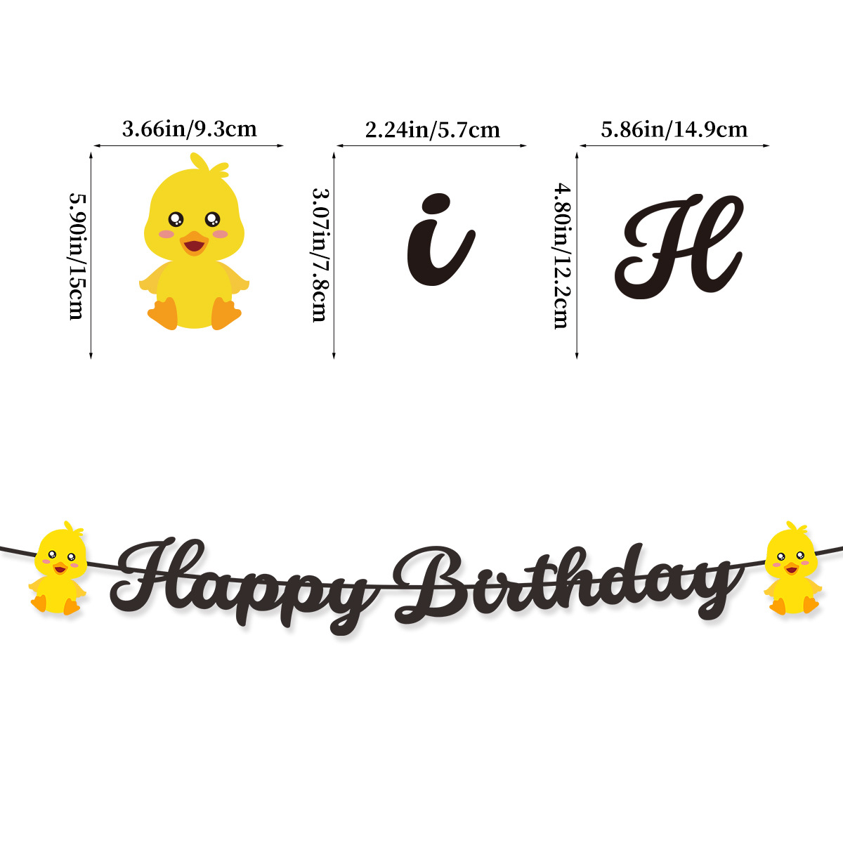Cute Swim Duck Theme Happy Bir – обзор и цена Baby Products For Summer