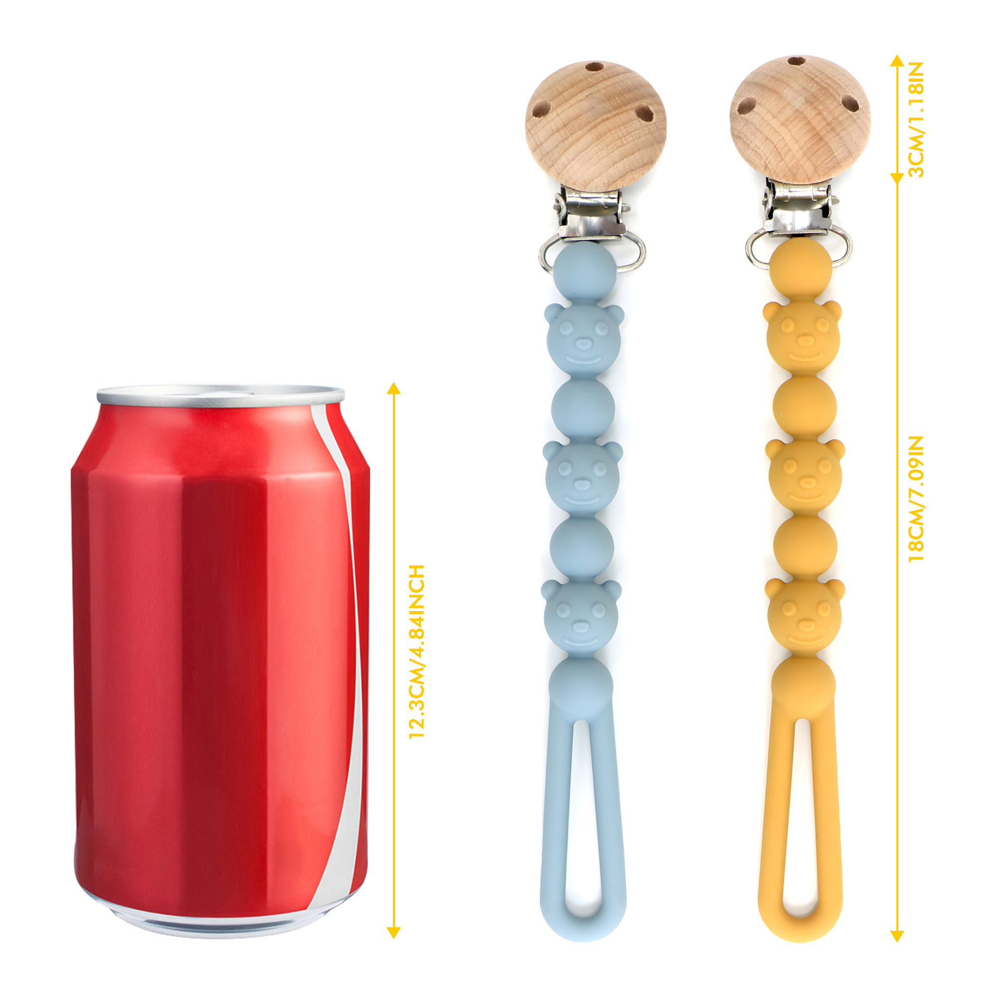 Silicone Pacifier Clips with O – обзор и цена Baby Products Essentials