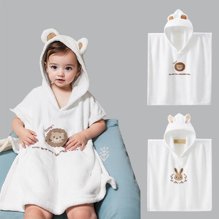Baby Hooded Bathrobe Kids Bath – обзор и цена Baby Products For Summer