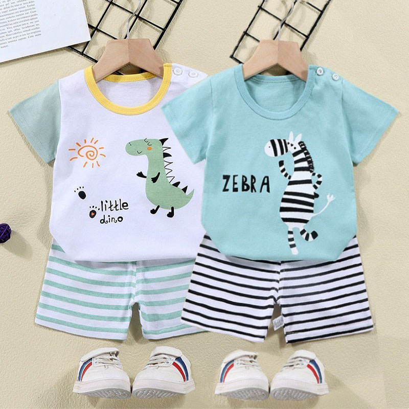 Cotton Tees+Shorts 2-piece Tra – обзор и цена Baby Products For Summer