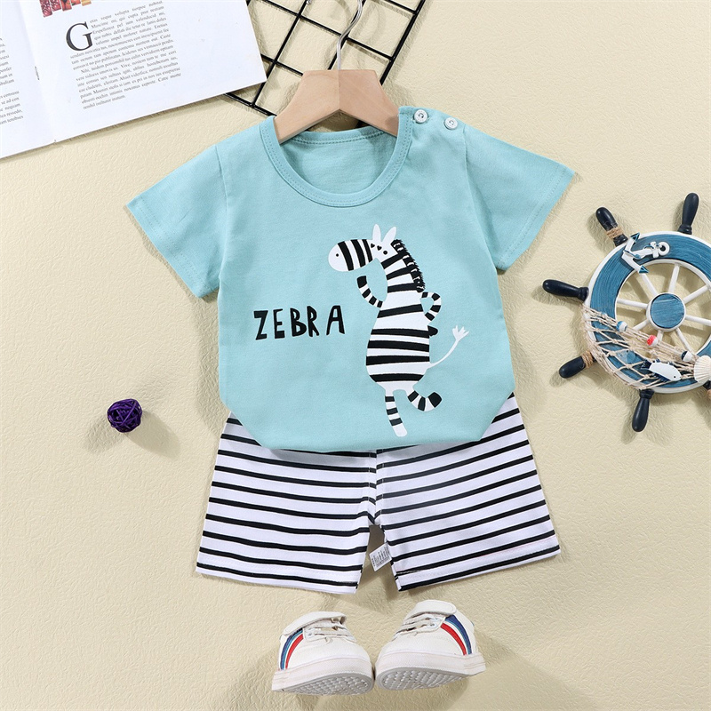 Cotton Tees+Shorts 2-piece Tra – обзор и цена Baby Products For Summer