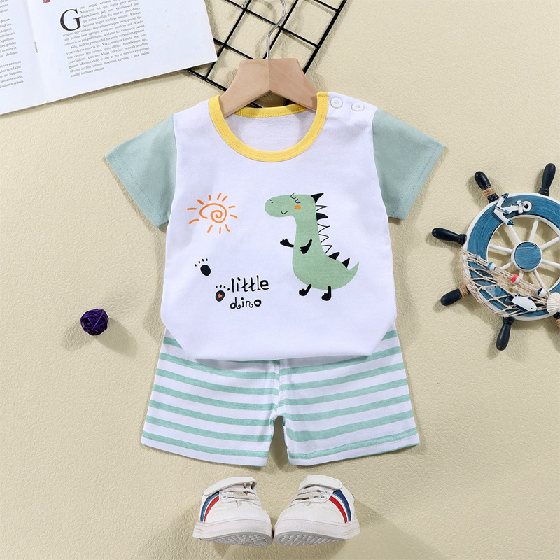 Cotton Tees+Shorts 2-piece Tra – обзор и цена Baby Products For Summer