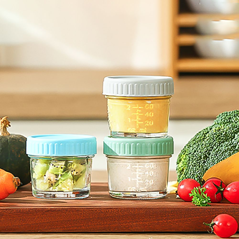 6pcs Multipurpose Glass Baby F – обзор и цена Baby Food Storage Jar