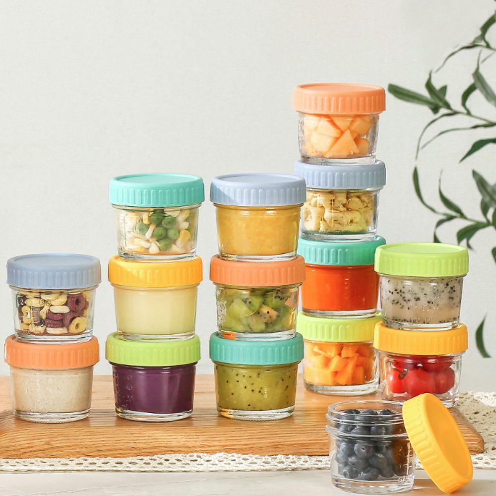 6pcs Glass Baby Food Jar Reusa – обзор и цена Baby Food Storage Jar