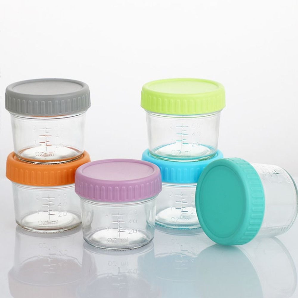 6pcs Glass Baby Food Jar Reusa – обзор и цена Baby Food Storage Jar