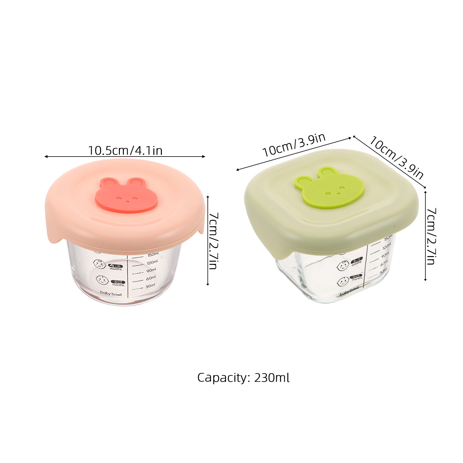 2Pcs Reusable Baby Food Storag – обзор и цена Baby Food Storage Jar
