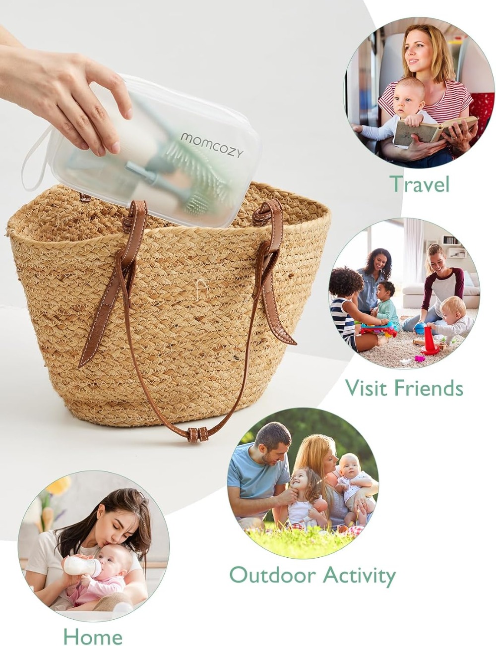 Bottle Brush Kit with Push-Pre – обзор и цена Baby Products Essentials