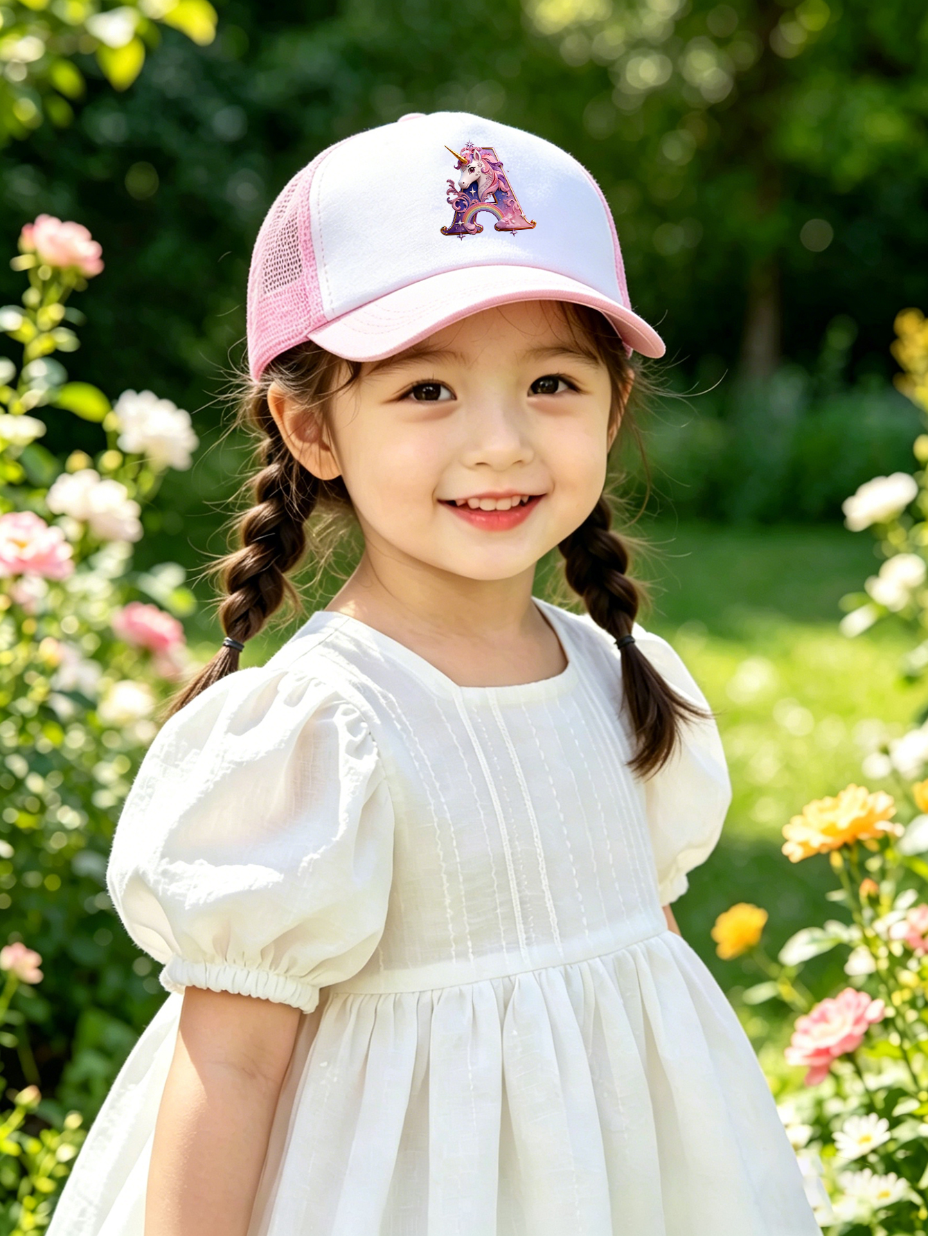 1pc pink baby hat  Adjustable  – обзор и цена Baby Products For Summer