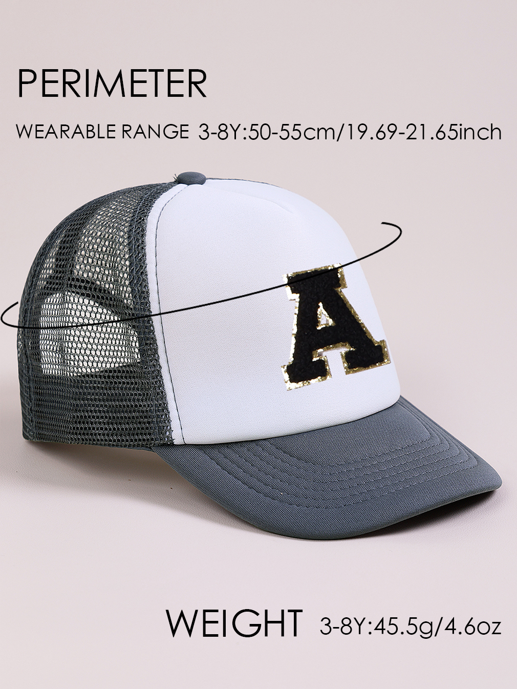 1pc Gray Hat With 26-Letter Pa – обзор и цена Baby Products For Summer