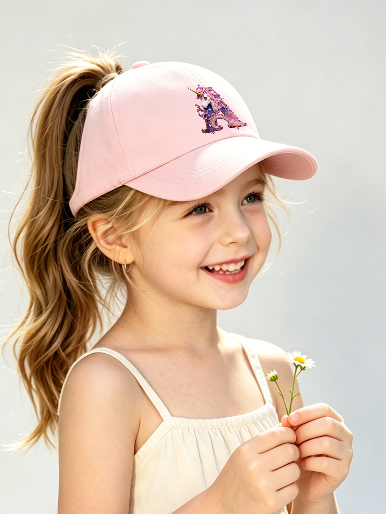 1pc pink baby hat  Adjustable  – обзор и цена Baby Products For Summer