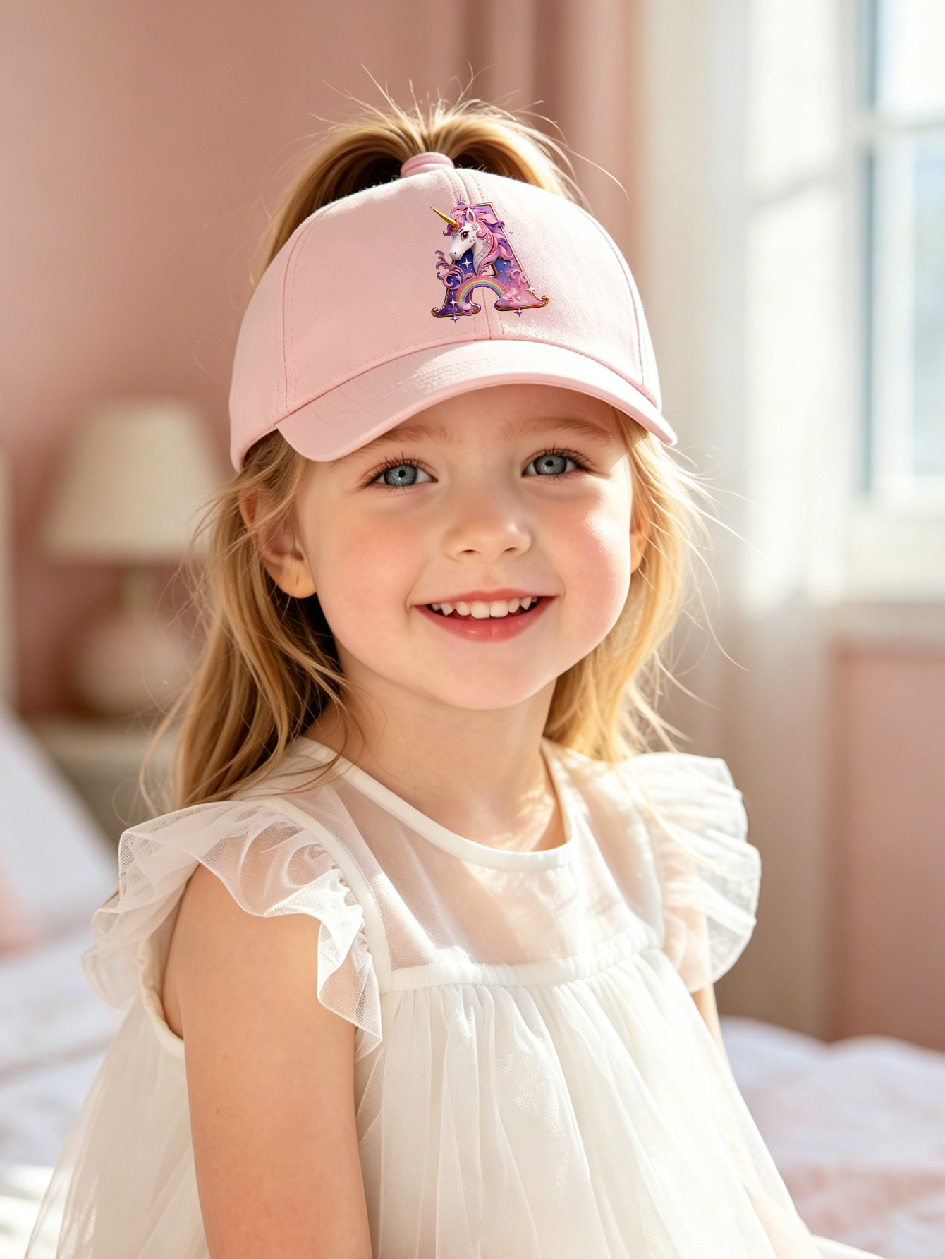1pc pink baby hat  Adjustable  – обзор и цена Baby Products For Summer
