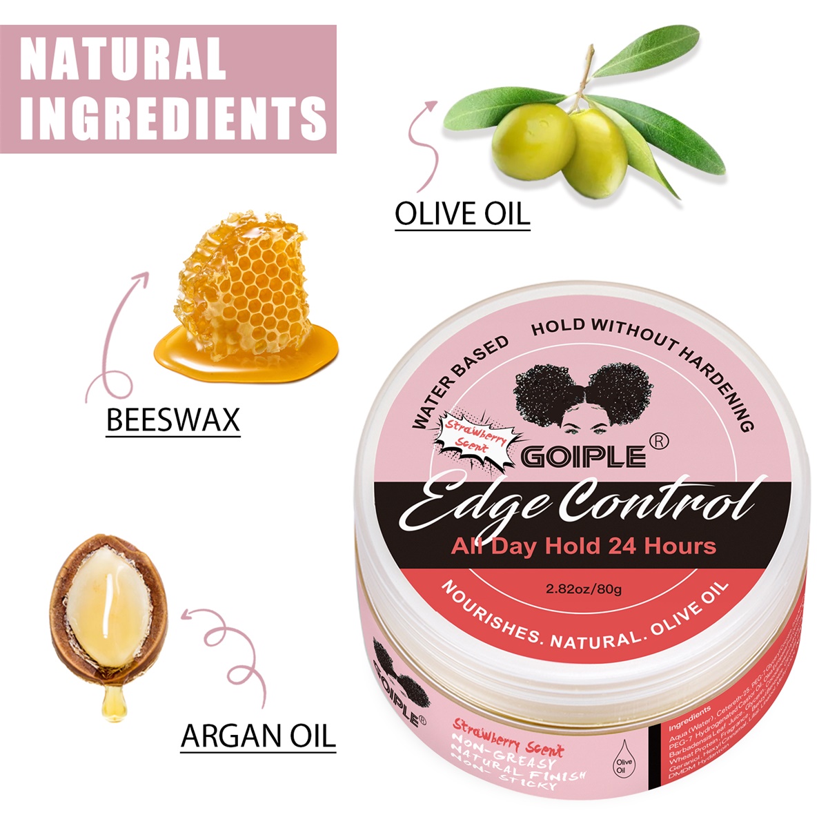 GOIPLE 80G Edge Control Wax Ha – обзор и цена Baby Products Cream